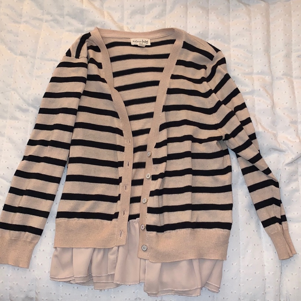 Striped cardigan